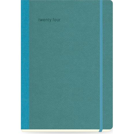 Ημερολόγιο ημερήσιο The Writing Fields Lovable 4800 17x24cm 2024 πετρόλ